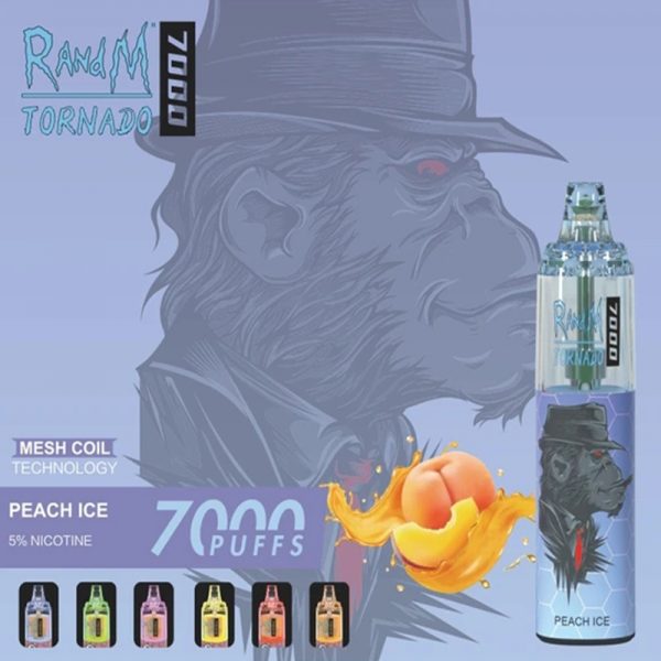 RandM Tornado Disposable Vape Pod Device Wholesale (Rechargeable 7000 Puffs) - Image 3