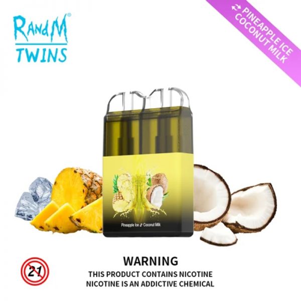 RandM Twins Disposable Vape Pod Device Wholesale (Rechargeable 6000 Puffs) - Image 6