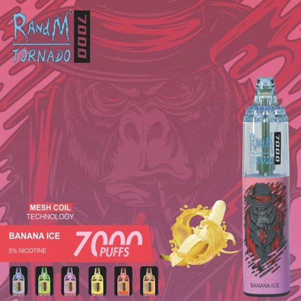 RandM Tornado Disposable Vape Pod Device Wholesale (Rechargeable 7000 Puffs) - Image 9