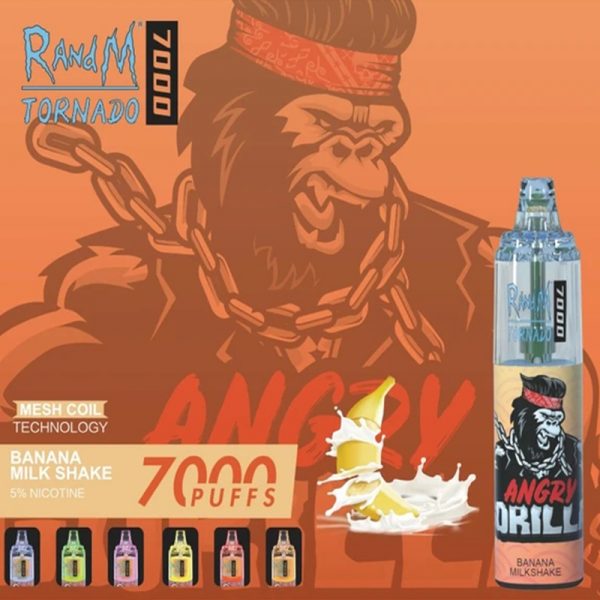 RandM Tornado Disposable Vape Pod Device Wholesale (Rechargeable 7000 Puffs) - Image 8