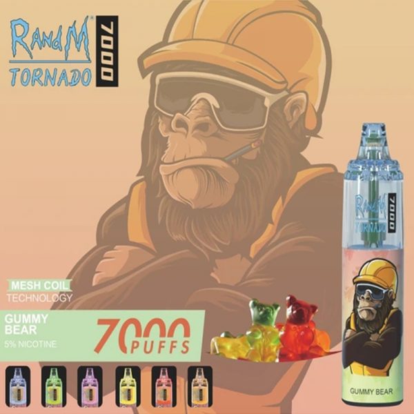 RandM Tornado Disposable Vape Pod Device Wholesale (Rechargeable 7000 Puffs) - Image 7
