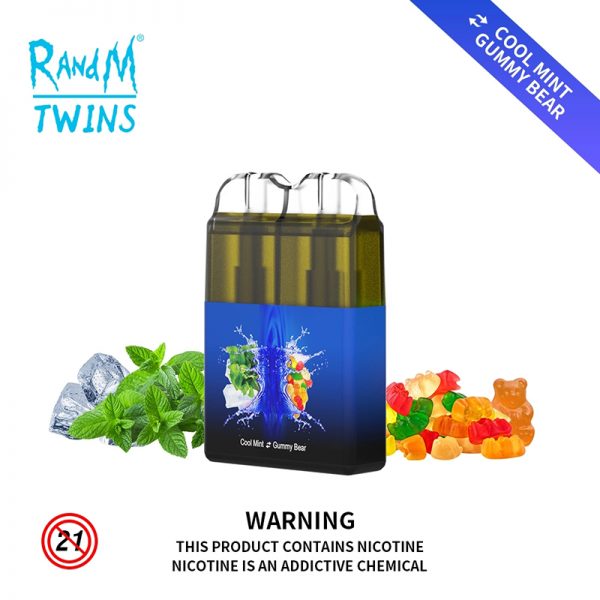 RandM Twins Disposable Vape Pod Device Wholesale (Rechargeable 6000 Puffs) - Image 7
