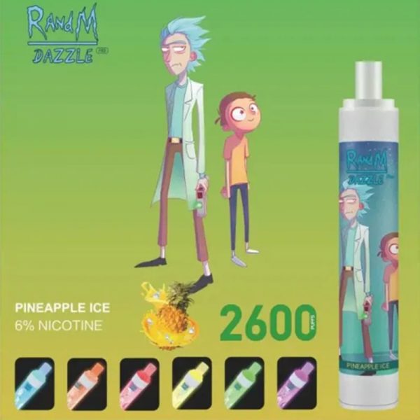RandM Dazzle Pro Disposable Vape Pod Device Wholesale (2600 Puffs) - Image 5