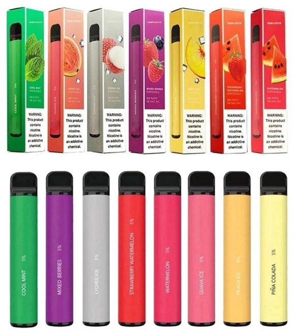 Wholesale puff plus Support OEM/Customized Logo Service (800 Puffs) - Image 2