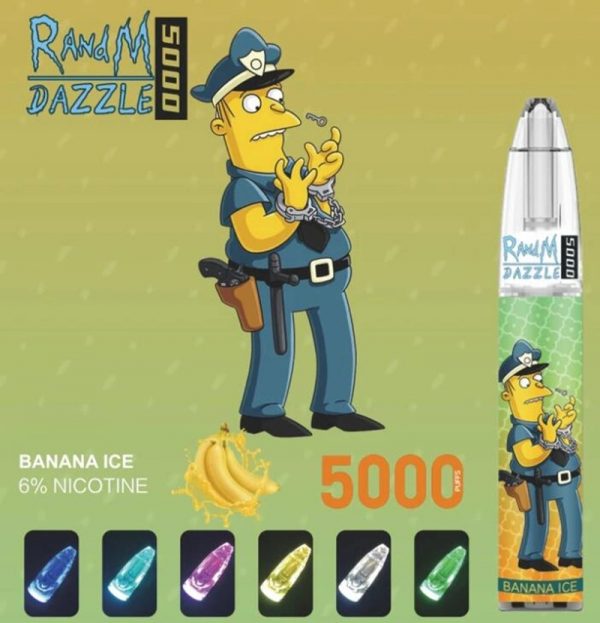 RandM Dazzle Disposable Vape Pod Device Wholesale (Rechargeable 5000 Puffs) - Image 6