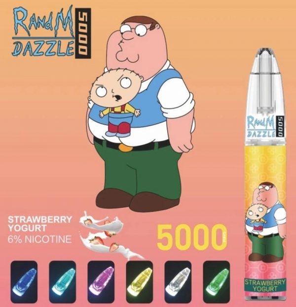 RandM Dazzle Disposable Vape Pod Device Wholesale (Rechargeable 5000 Puffs) - Image 4