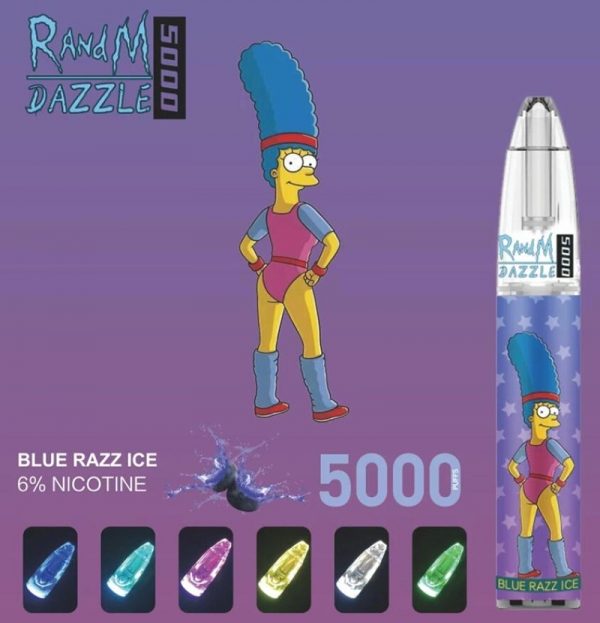 RandM Dazzle Disposable Vape Pod Device Wholesale (Rechargeable 5000 Puffs) - Image 2