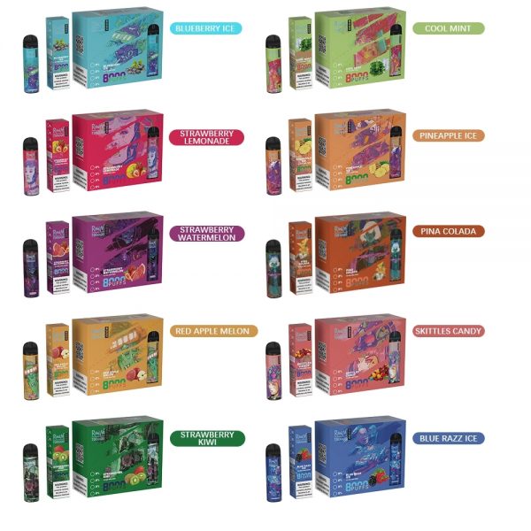 RandM Tornado Disposable Vape Pod Device Wholesale (Rechargeable 8000 Puffs) - Image 8