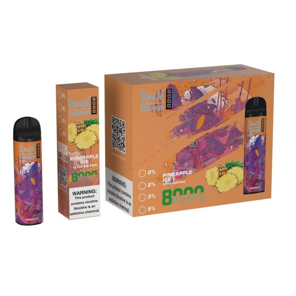 RandM Tornado Disposable Vape Pod Device Wholesale (Rechargeable 8000 Puffs) - Image 5