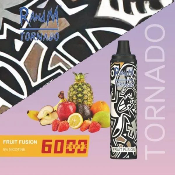 RandM Tornado Disposable Vape Pod Device Wholesale (Rechargeable 6000 Puffs) - Image 3