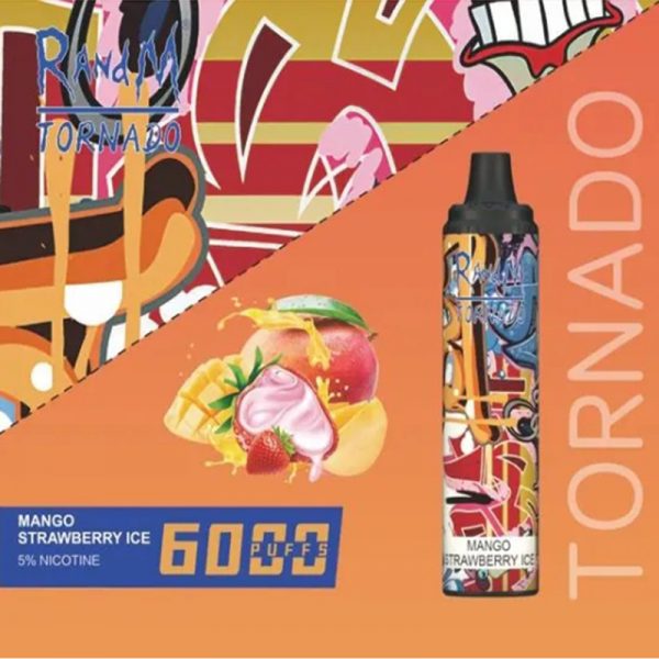 RandM Tornado Disposable Vape Pod Device Wholesale (Rechargeable 6000 Puffs) - Image 8