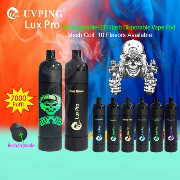 Uvping Lux Pro Disposable Vape Pod Device Wholesale (7000 Puffs) - Image 2