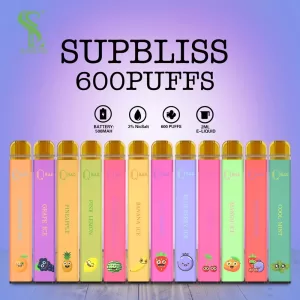 Supbliss Qbar 2% Nicotine Salt Disposable Vape Pod Device Wholesale (600 Puffs)