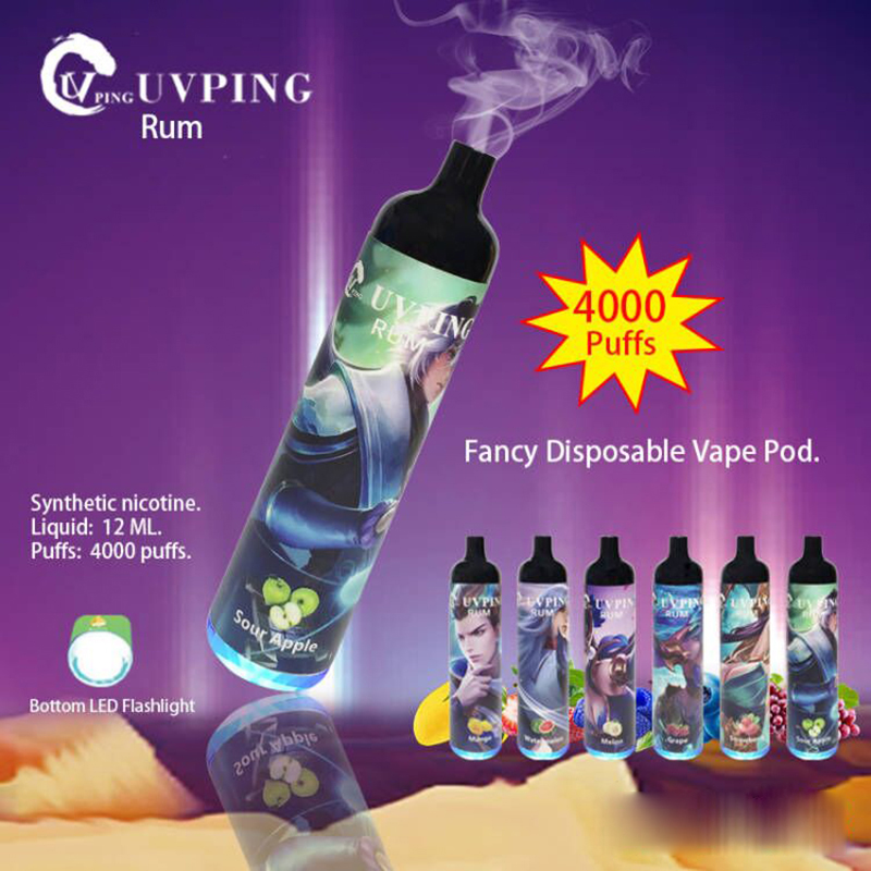 Uvping Rum Disposable Vape Pod Device Wholesale (4000 Puffs) ecig vape
