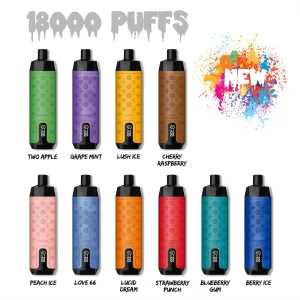 Hot Sale Evappe Deluxe Bar 18000 Puffs 10 Flavours Vape Pen