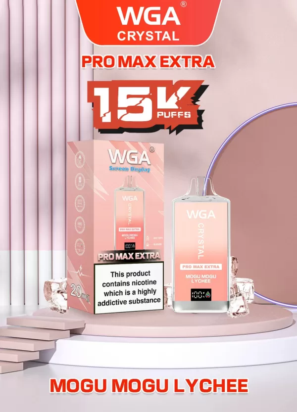 WGA Crystal Extra15000 Puffs Pro Max Rechargeable Disposable Vape - Image 8