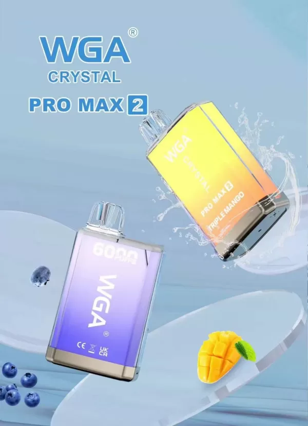Wga Crystal Pro Max 2 Fashion Design 6000 Puffs Vape pen - Image 6