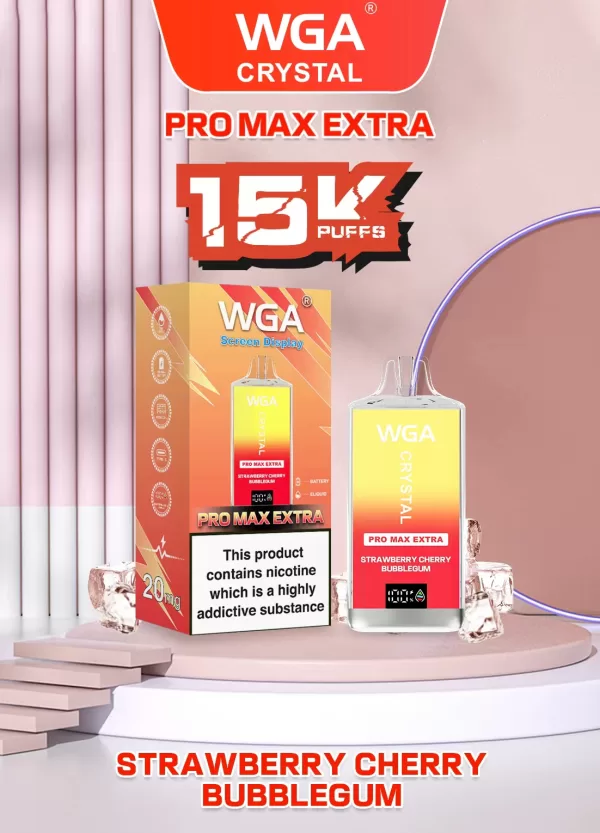 WGA Crystal Extra15000 Puffs Pro Max Rechargeable Disposable Vape - Image 9