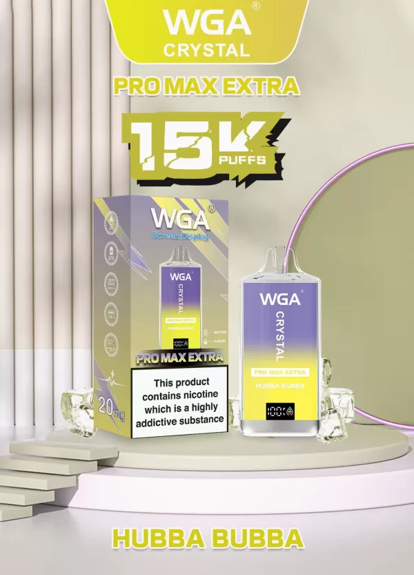 WGA Crystal Extra15000 Puffs Pro Max Rechargeable Disposable Vape - Image 16