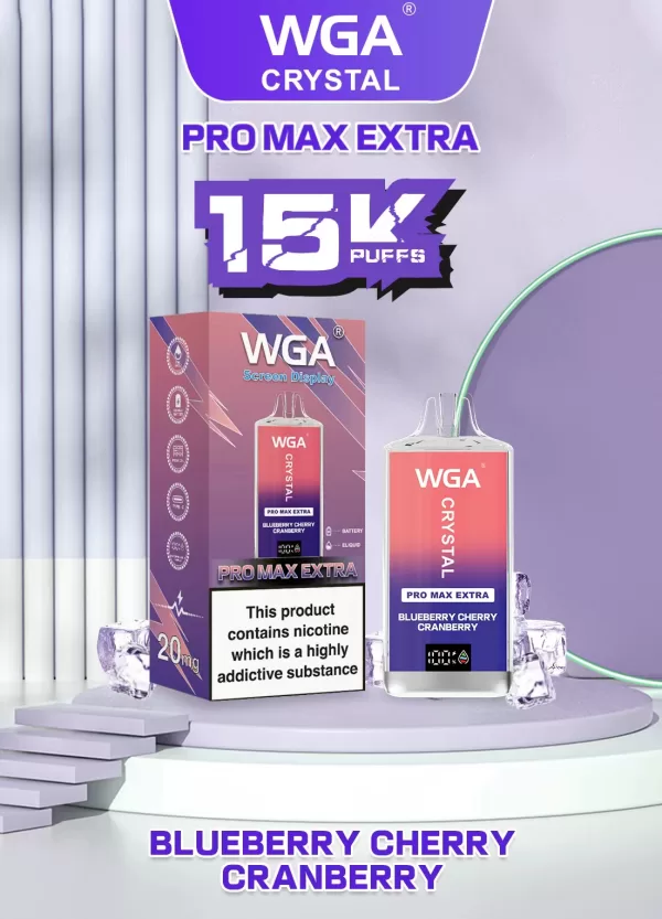 WGA Crystal Extra15000 Puffs Pro Max Rechargeable Disposable Vape - Image 18
