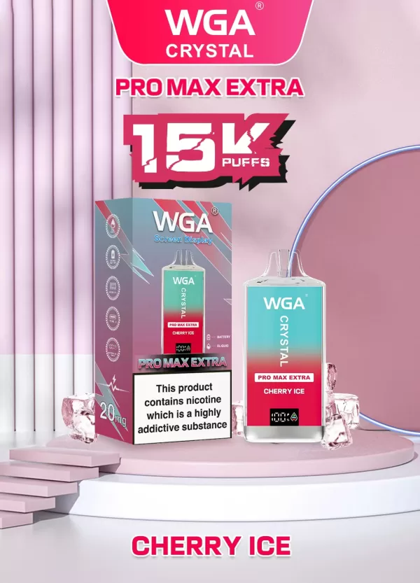 WGA Crystal Extra15000 Puffs Pro Max Rechargeable Disposable Vape - Image 19