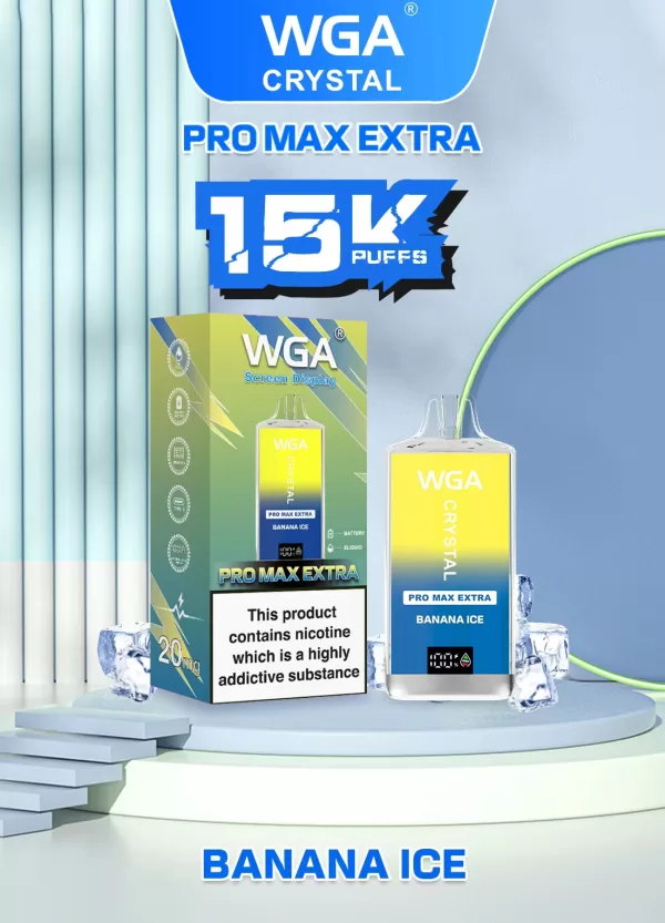 WGA Crystal Extra15000 Puffs Pro Max Rechargeable Disposable Vape - Image 22