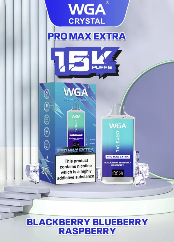 WGA Crystal Extra15000 Puffs Pro Max Rechargeable Disposable Vape - Image 23