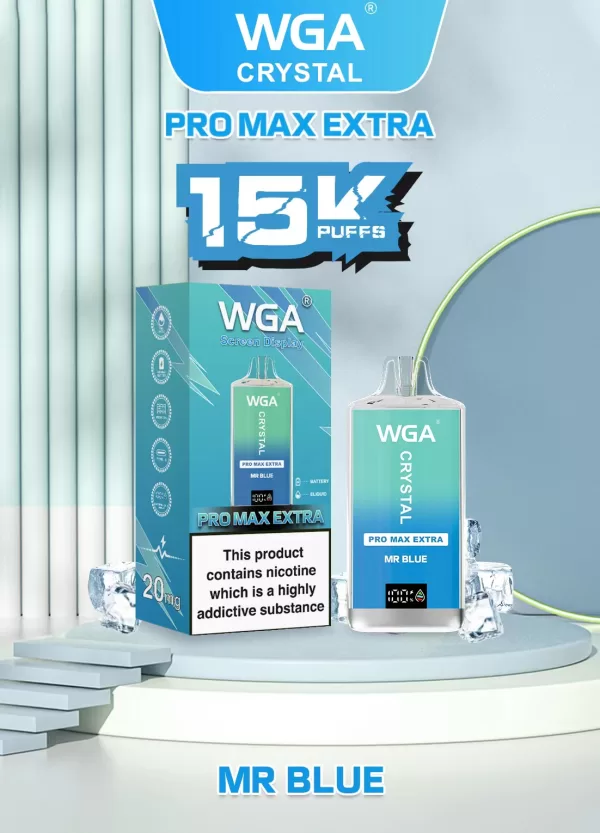WGA Crystal Extra15000 Puffs Pro Max Rechargeable Disposable Vape - Image 26