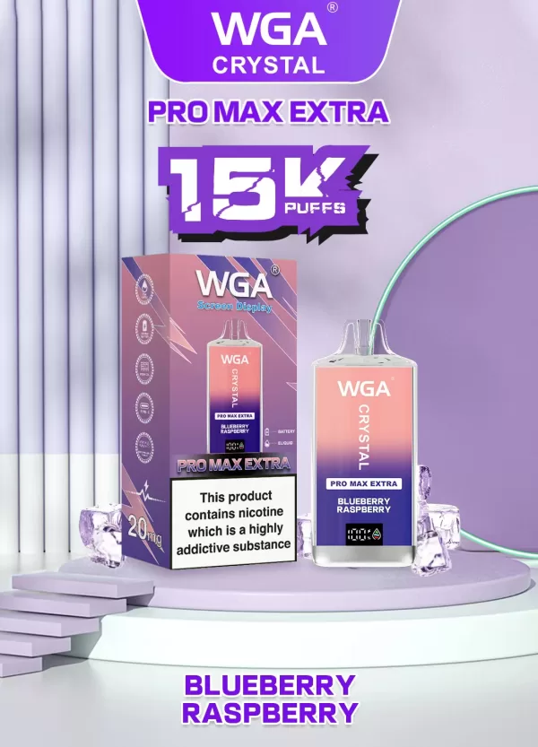 WGA Crystal Extra15000 Puffs Pro Max Rechargeable Disposable Vape - Image 27