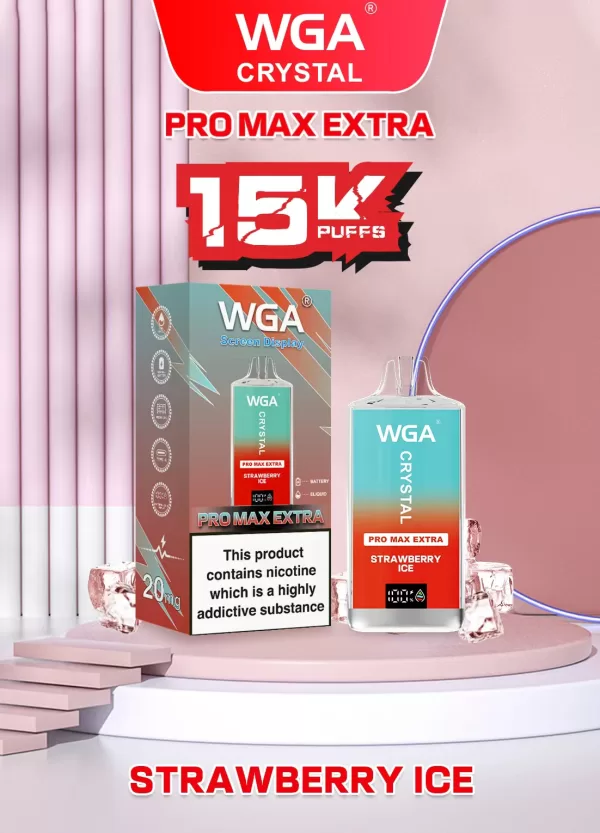 WGA Crystal Extra15000 Puffs Pro Max Rechargeable Disposable Vape - Image 31