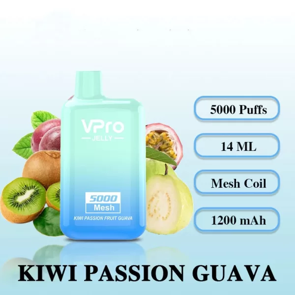 Vpro Jelly 5000 puffs E Cigarettes Rechargeable Disposable Vape - Image 18