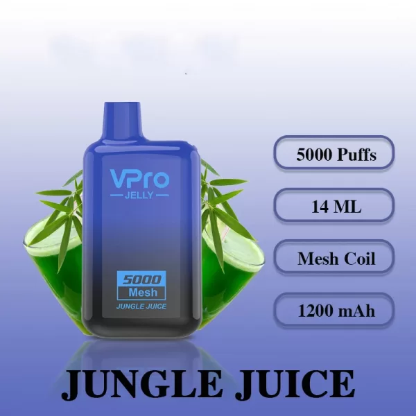 Vpro Jelly 5000 puffs E Cigarettes Rechargeable Disposable Vape - Image 12