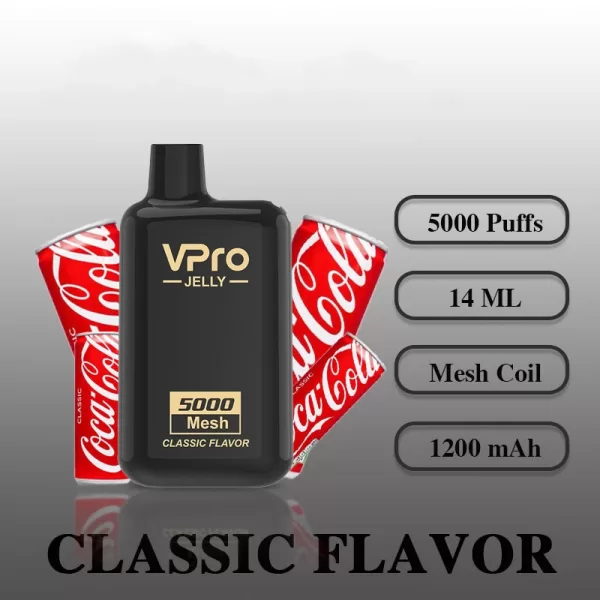 Vpro Jelly 5000 puffs E Cigarettes Rechargeable Disposable Vape - Image 11