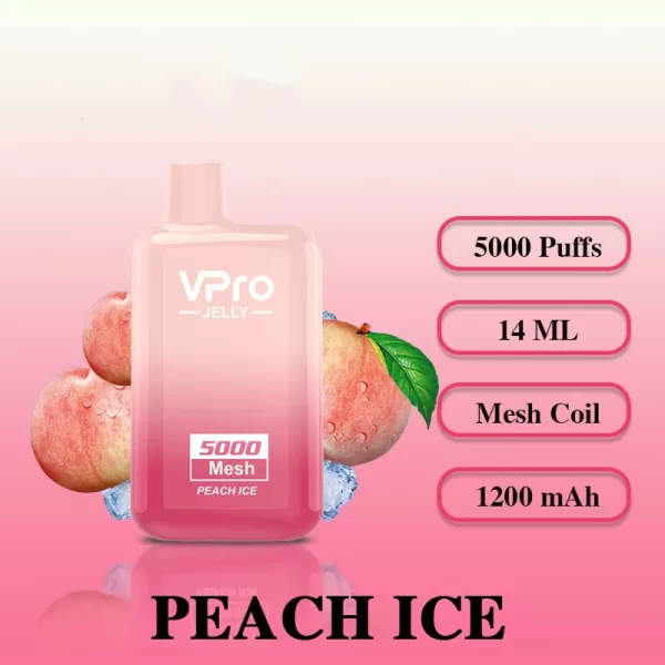 Vpro Jelly 5000 puffs E Cigarettes Rechargeable Disposable Vape - Image 29