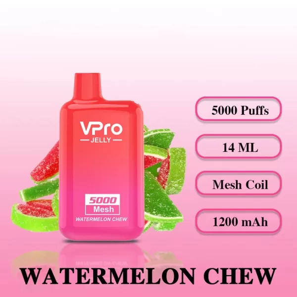 Vpro Jelly 5000 puffs E Cigarettes Rechargeable Disposable Vape - Image 14