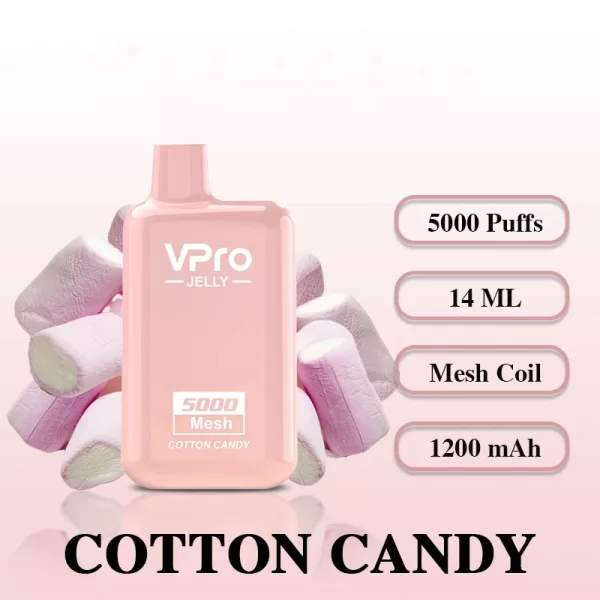Vpro Jelly 5000 puffs E Cigarettes Rechargeable Disposable Vape - Image 27