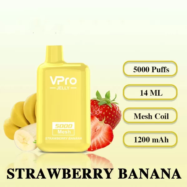 Vpro Jelly 5000 puffs E Cigarettes Rechargeable Disposable Vape - Image 30