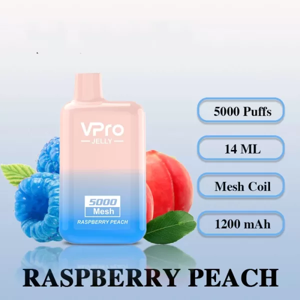 Vpro Jelly 5000 puffs E Cigarettes Rechargeable Disposable Vape - Image 25