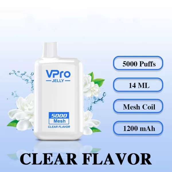 Vpro Jelly 5000 puffs E Cigarettes Rechargeable Disposable Vape - Image 34