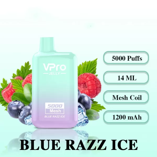 Vpro Jelly 5000 puffs E Cigarettes Rechargeable Disposable Vape - Image 26
