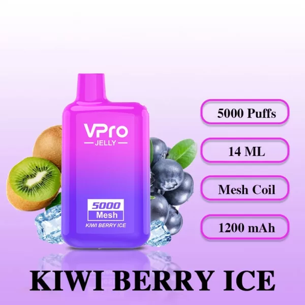 Vpro Jelly 5000 puffs E Cigarettes Rechargeable Disposable Vape - Image 13