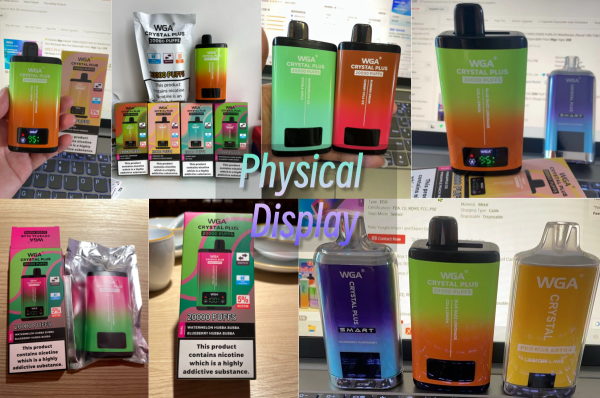 EU Warehouse Double Flavors Wga Crystal 20K puff Smart plus vape - Image 7