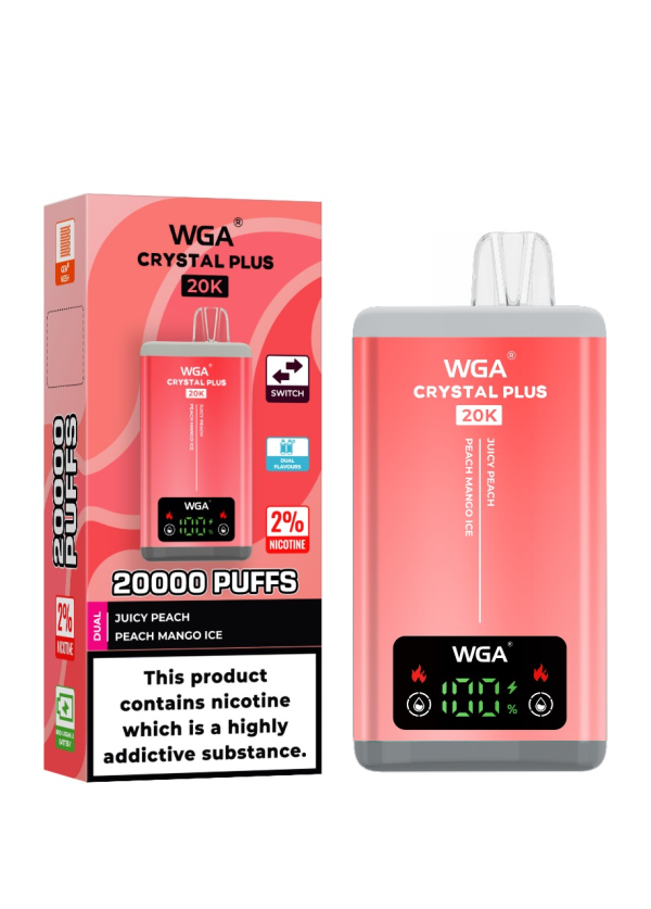 EU Warehouse Double Flavors Wga Crystal 20K puff Smart plus vape - Image 22