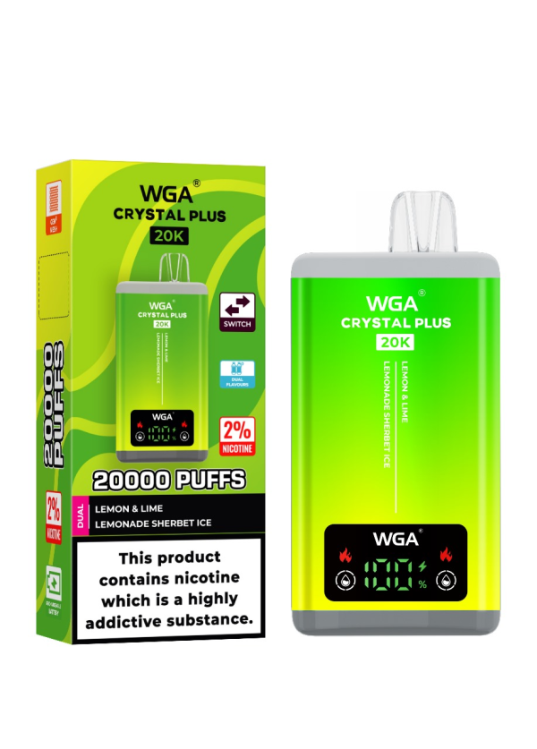 EU Warehouse Double Flavors Wga Crystal 20K puff Smart plus vape - Image 21