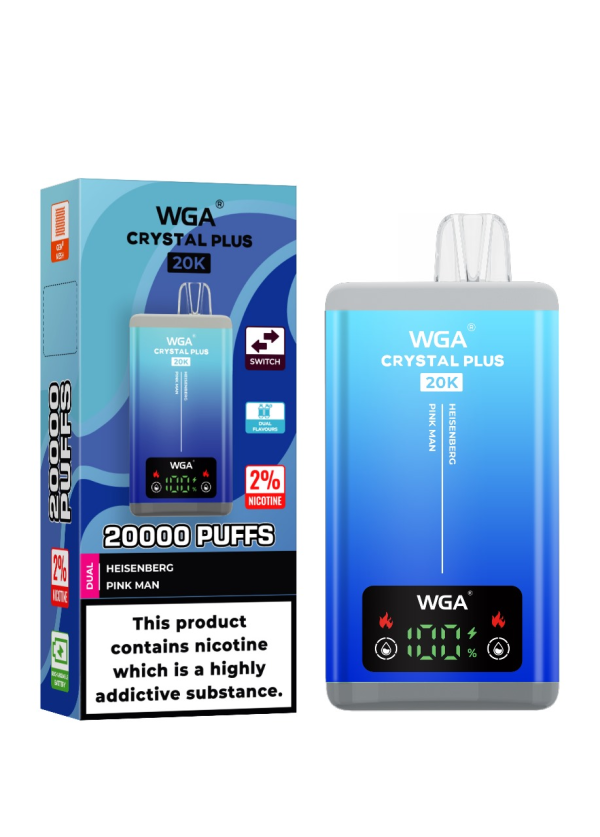 EU Warehouse Double Flavors Wga Crystal 20K puff Smart plus vape - Image 18
