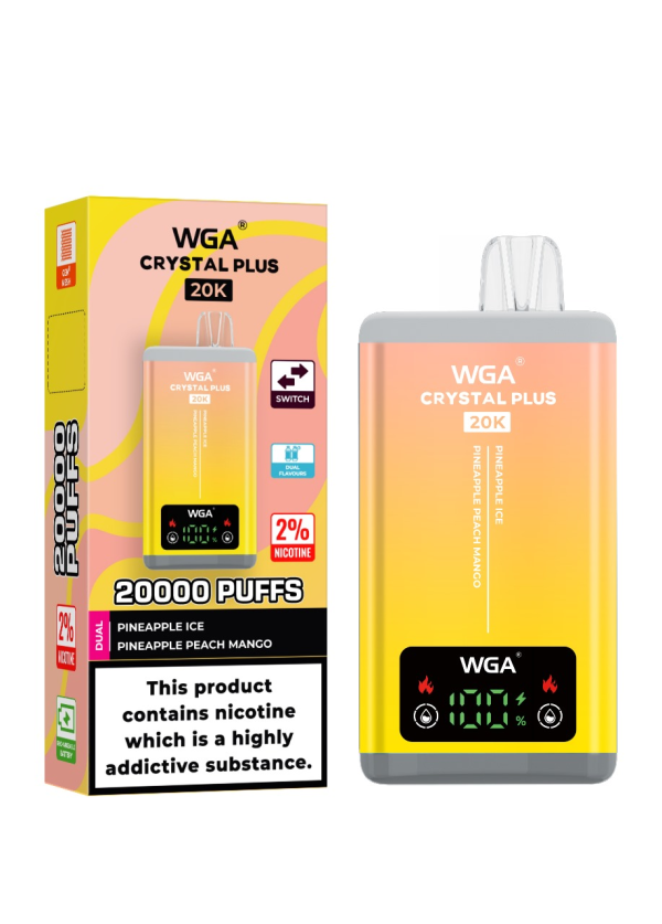 EU Warehouse Double Flavors Wga Crystal 20K puff Smart plus vape - Image 15