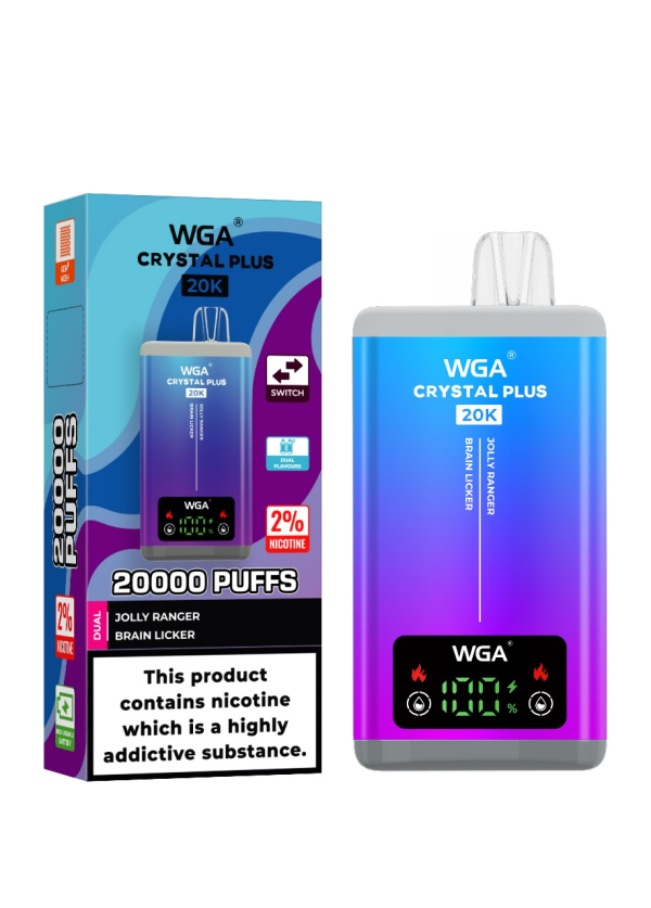 EU Warehouse Double Flavors Wga Crystal 20K puff Smart plus vape - Image 14