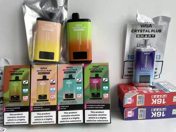 EU Warehouse Double Flavors Wga Crystal 20K puff Smart plus vape - Image 6