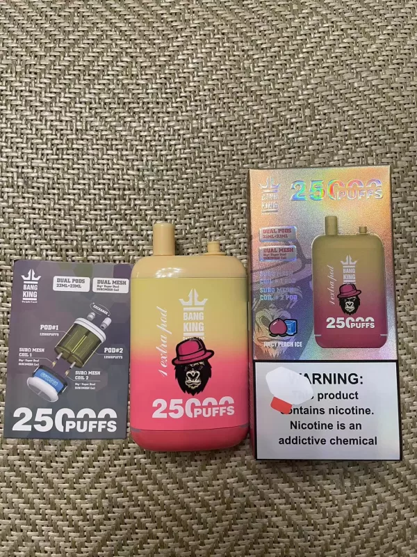 Special offer :  BANG KING Dual Pods 25000 puffs vape(10pcs) - Image 5